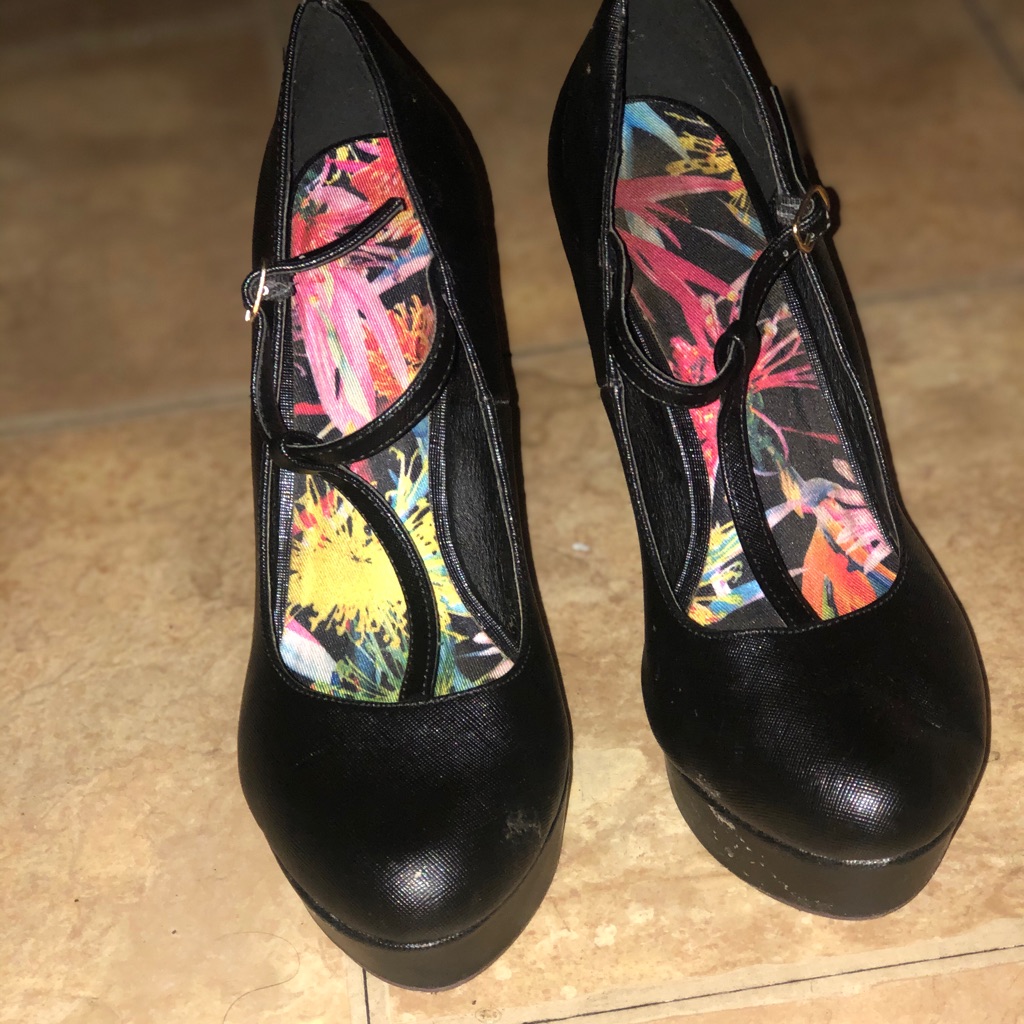 Black Platform Heels